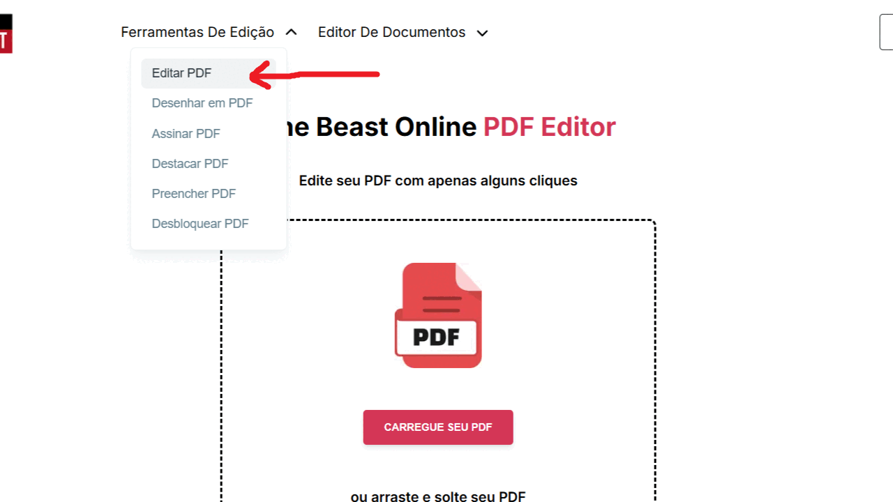 Como alterar a fonte em um PDF.gif