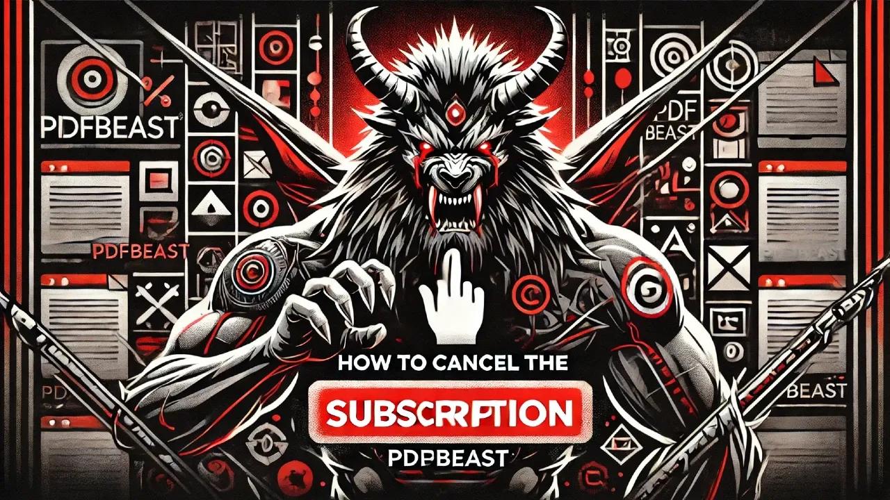 Cómo cancelar la suscripción de PDFBeast