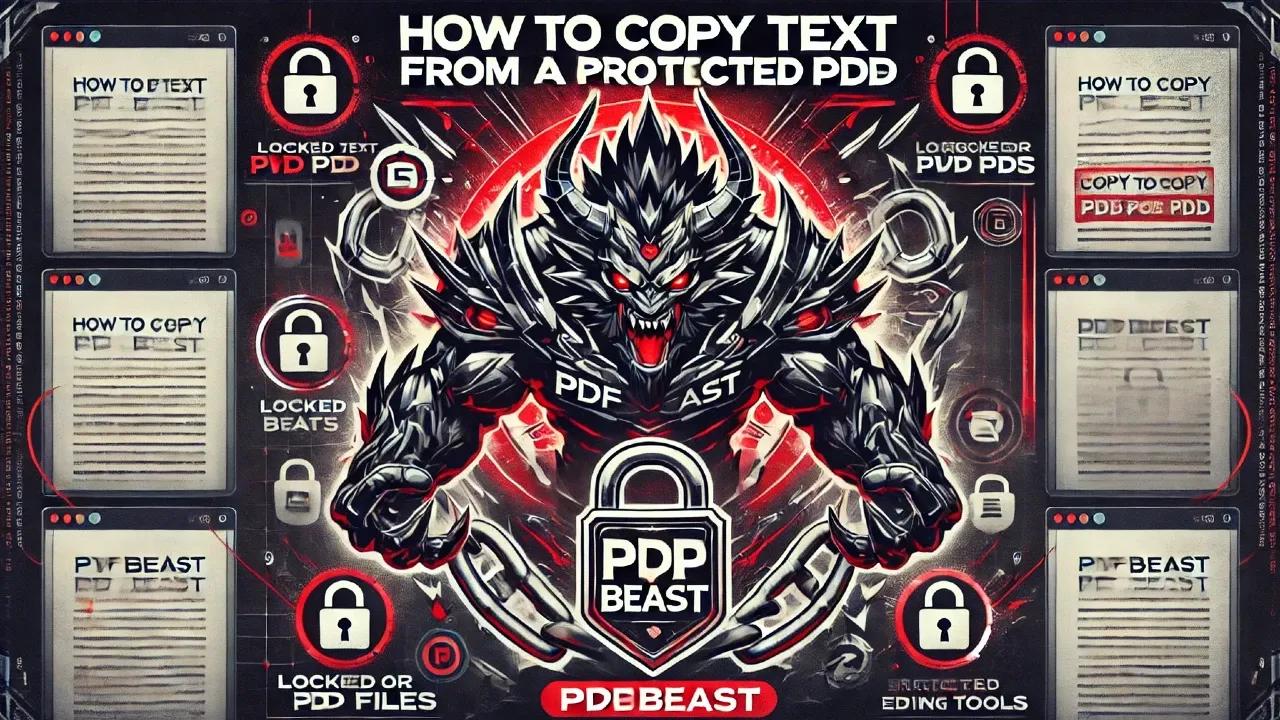 Cómo copiar texto de un PDF protegido