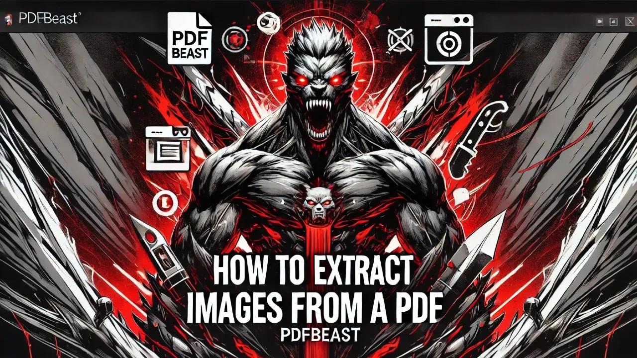 Cómo extraer imágenes de PDF