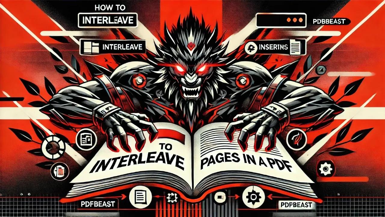 Cómo intercalar páginas en PDF