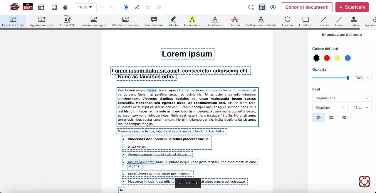 Modifica PDF firmato