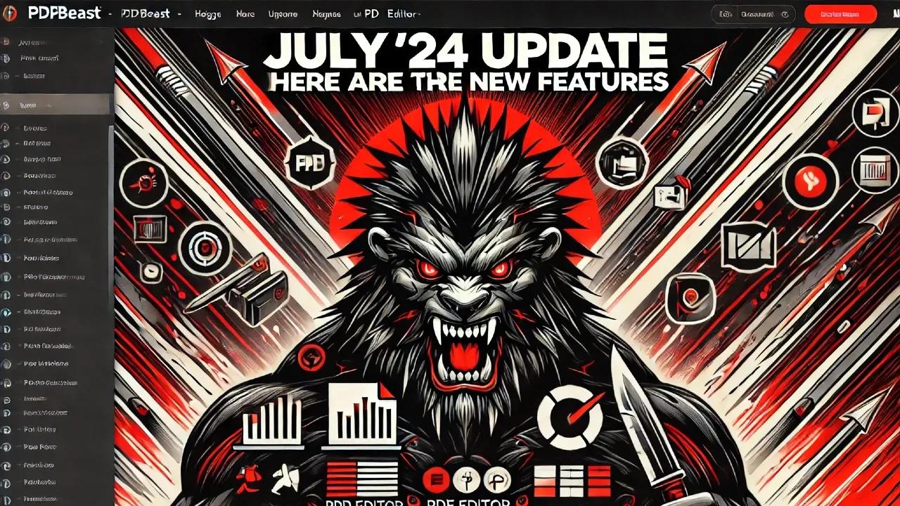 Actualización de julio '24 en nuestro editor de PDF: estas son las novedades