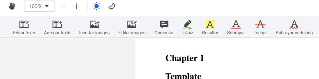 Nuevo menú del editor de PDF de PDFBeast