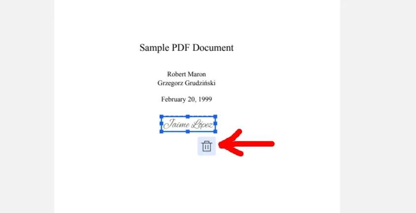 Quitar firma de PDF
